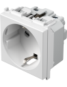 TEM Контакт шуко 2P+E 16A 2M, цвят Бял мат, Modul - VM10MW - Цена | LEDs4economy