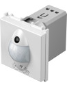TEM Датчик за движение PIR, 110°, обхват 8m @ h1.2m, ≤ 80W, изисква неутрала, 2M, цвят Бял гланц, Modul  - EM32PW