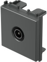 TEM Розетка TV индивидуална 0db 2M, цвят Антрацит, Modul - KM20AT - Цена | LEDs4economy
