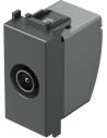 TEM Розетка TV преходна 10db 1M, цвят Антрацит, Modul - KM12AT - Цена | LEDs4economy