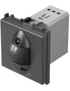 TEM Датчик за движение PIR, 110°, обхват 8m @ h1.2m, ≤ 80W, изисква неутрала, 2M, цвят Антрацит, Modul - EM32AT - Цена | LEDs4ec