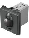 TEM Датчик за движение PIR, 110°, обхват 8m @ h1.2m, ≤ 80W, изисква неутрала, 2M, цвят Антрацит, Modul  - EM32AT