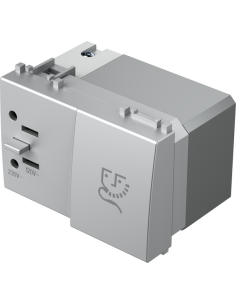 TEM Контакт за самобръсначка 3M, цвят Сребро мат, Modul - EM60ES - Цена | LEDs4economy
