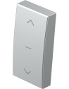 TEM Лицев панел ключ/бутон 1М и символ "щори", цвят Сребро мат, Modul - TM11ESNT10 - Цена | LEDs4economy