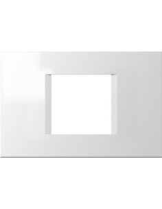 TEM Рамка 2/3M, цвят Бял мат, Modul - OL23MW - Цена | LEDs4economy