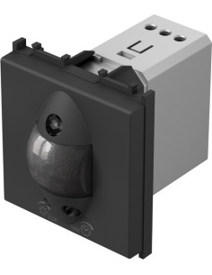 TEM Датчик за движение PIR, 110°, обхват 8m @ h1.2m, ≤ 80W, изисква неутрала, 2M, цвят Черен мат, Modul - EM32SB - Цена | LEDs4e