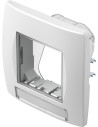 TEM Рамка 2M IP44 за контакти, цвят Бял мат, Modul - CM23MW - Цена | LEDs4economy