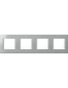 TEM Рамка 2+2+2+2M, цвят Сребро мат, Modul - OL28ES - Цена | LEDs4economy