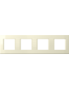 TEM Рамка 2+2+2+2M, цвят Крем гланц, Modul - OL28IW - Цена | LEDs4economy