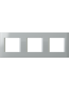 TEM Рамка 2+2+2M, цвят Сребро мат, Modul - OL26ES - Цена | LEDs4economy