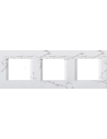 TEM Рамка 2+2+2M, цвят Бял камък, Modul - OL26SW - Цена | LEDs4economy