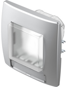 TEM Рамка 2M IP44 за ключове, цвят Сребро мат, Modul - CM22ES - Цена | LEDs4economy
