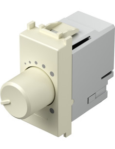 TEM Димер ротативен R0-60W LED0-60VA 1M, цвят Крем гланц, Modul - EM13IW - Цена | LEDs4economy