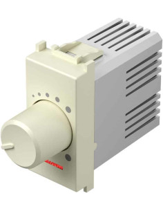 TEM Димер ротативен 1-10V 180VA 1M, цвят Крем гланц, Modul - EM16IW - Цена | LEDs4economy