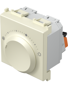TEM Термостат отопление 5-30°C 230V max 2А 2M, цвят Крем гланц, Modul - EM38IW - Цена | LEDs4economy