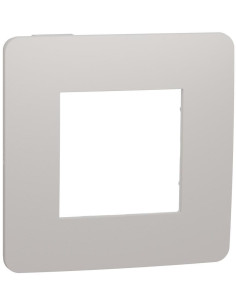 SE Лицева рамка 1х цвят Сив / Бял Unica Studio Color /до изчерпване/ - NU280224 - Цена | LEDs4economy 2