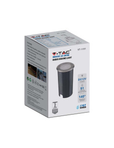 V-TAC 1W LED Осветител за Стъпала Сребърен 3000К - 2879 - Цена | LEDs4economy 2
