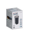 V-TAC 1W LED Осветител за Стъпала Сребърен 3000К - 2879 - 2