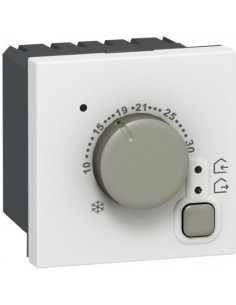 Legrand Термостат за отопление и охлаждане 10-30°C НО-НЗ цвят бял Mosаic - 076720 - Цена | LEDs4economy