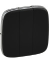 Legrand Лицев панел за троен ключ цвят Черен Valena Allure - 755038 - Цена | LEDs4economy