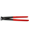 Knipex Клещи за рязане на арматурна тел усилени, червена ръкохватка 300мм,  - K9911300 - 3