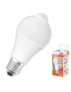 LEDVANCE LED ЛАМПИ CLA60 MOTION SENSOR 9W/827 230V E27 BOX - 4099854040092 - Цена | LEDs4economy