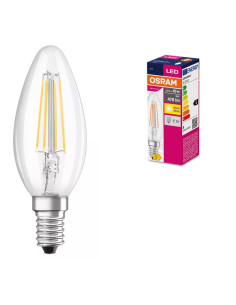 LEDVANCE LED ЛАМПА VALUE FILAMENT CLB40 470/827 E14 - 4058075438637 - Цена | LEDs4economy