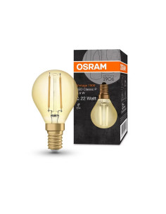 LEDVANCE LED ЛАМПА VINTAGE 1906 LED CL P FIL GOLD 22/2,5W/825 E14 - 4058075290815 - Цена | LEDs4economy