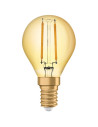 LEDVANCE LED ЛАМПА VINTAGE 1906 LED CL P FIL GOLD 22/2,5W/825 E14 - 4058075290815 - 2