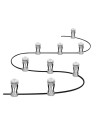 LEDVANCE LED ЛЕНТА SMART WIFI GARDEN DOT 9P RGBW 380lm IP65 SMART  - 4058075478534