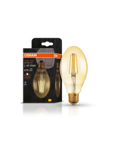 LEDVANCE LED ЛАМПА VINTAGE 1906 LED CL OVAL GOLD40 4W/824 E27 - 4058075091979 - Цена | LEDs4economy