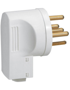 Legrand Щепсел френски стандарт 3P+N+E 32A цвят Бял Plexo - 055807 - Цена | LEDs4economy