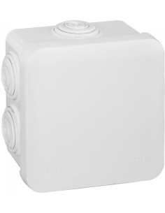 Legrand Разклонителна кутия открит монтаж 80x80x45мм IP55 цвят Бял Plexo - 092013 - Цена | LEDs4economy