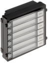 Hikvision Модул 6 бутона за входен панел KD8,  - DS-KD-KK