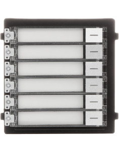 Hikvision Модул 6 бутона за входен панел KD8, - DS-KD-KK - Цена | LEDs4economy 2