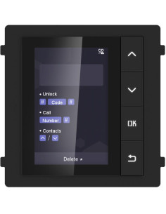 Hikvision Модул LCD дисплей с адресна книга за входен панел KD8, - DS-KD-DIS - Цена | LEDs4economy 2