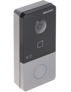 Hikvision Видео входен панел 1x за открит монтаж, пластмасов корпус IP65, RFID, IP система, - DS-KV6113-PE1 - Цена | LEDs4econom