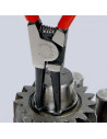 Knipex Зегер клещи, Ø19-60мм, червена ръкохватка 180мм, с отваряща пружина,  - K4611A2 - 4