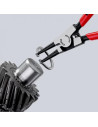 Knipex Зегер клещи, Ø10-25мм, червена ръкохватка 140мм, с отваряща пружина,  - K4611A1 - 4