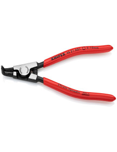 Knipex Зегер клещи под ъгъл 90°, Ø3-10мм, червена ръкохватка 125мм, с отваряща пружина, - K4621A01 - Цена | LEDs4economy
