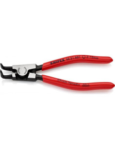 Knipex Зегер клещи под ъгъл 90°, Ø3-10мм, червена ръкохватка 125мм, с отваряща пружина, - K4621A01 - Цена | LEDs4economy 2