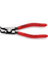 Knipex Зегер клещи под ъгъл 90°, Ø3-10мм, червена ръкохватка 125мм, с отваряща пружина,  - K4621A01 - 2