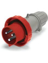 Scame Промишлен щепсел 4P 30A 4W 480V IP67, 7h серия Eureka UL стандарт панелен монтаж - SCM430P7W - Цена | LEDs4economy