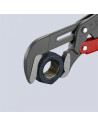 Knipex Тръбен ключ с S-образни челюсти 1 ½" и бърза настройка, сиво-фосфатиран, червена ръкохватка 420мм,  - K8361015 - 5