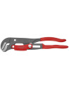 Knipex Тръбен ключ с S-образни челюсти 1" и бърза настройка, сиво-фосфатиран, червена ръкохватка 330мм,  - K8361010 - 5