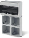 Scame Табло за индустриални контакти и DIN модули IP66, UV, PG вход, серия Omnia (14 DIN и 4х 136x125мм) - 572.0315 - Цена | LED