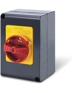 Scame Пакетен прекъсвач Y1 40A 3P I-0 в алуминиева кутия 105x150x82mm IP66 Isolators - 590.HEM4003 - Цена | LEDs4economy