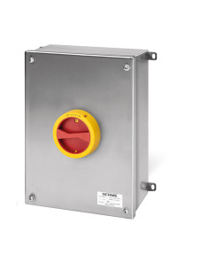 Scame Пакетен прекъсвач Y4 100A 3P+N I-0 в неръждаемо табло 150x220x120mm IP65 Isolators - 590.SEM10005 - Цена | LEDs4economy