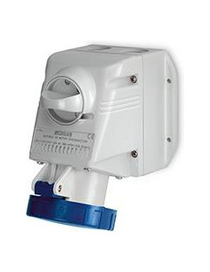 Scame Промишлен контакт с ключ 0/I 3P+N+Е 16A IP66 серия Optima модел Combi - 518.1657TS - Цена | LEDs4economy