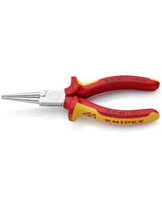 Knipex Клещи с дълъг объл връх, хромирани, VDE 1000V жълто-червена ръкохватка 160мм, - K3036160 - Цена | LEDs4economy
